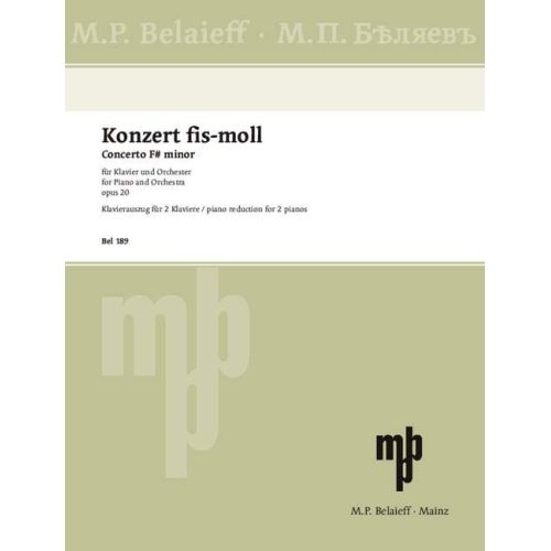 Scriabin, Alexander Nikolayevich - Piano Concerto F minor op. 20