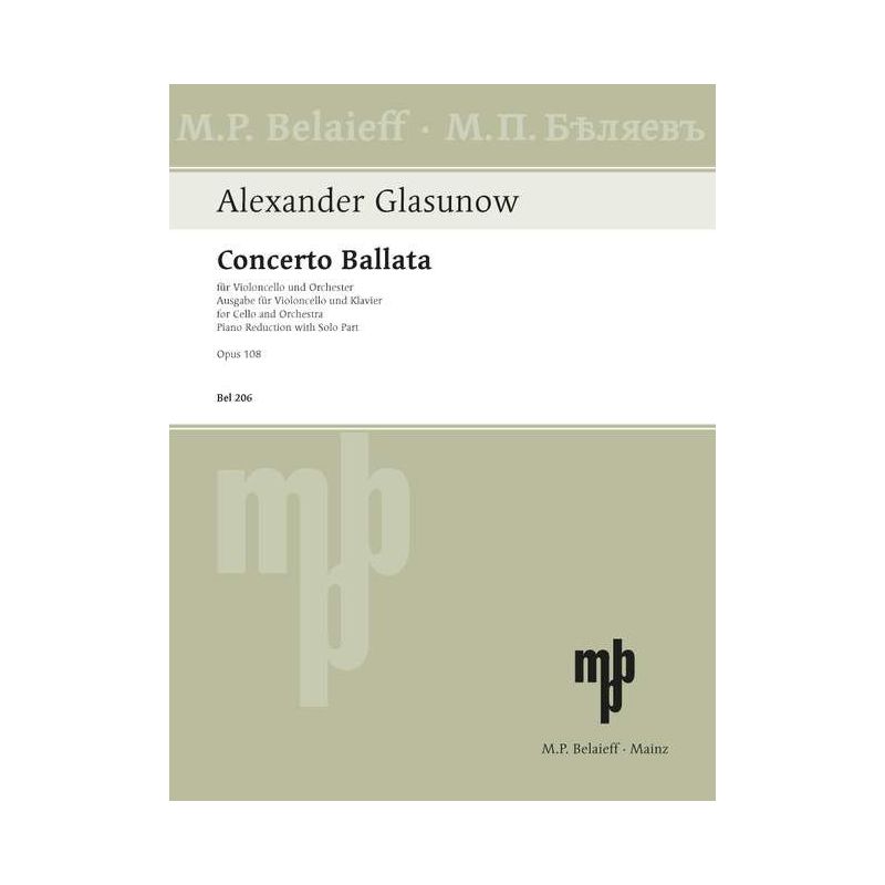 Glazunov, Alexander - Concerto Ballata C major op. 108