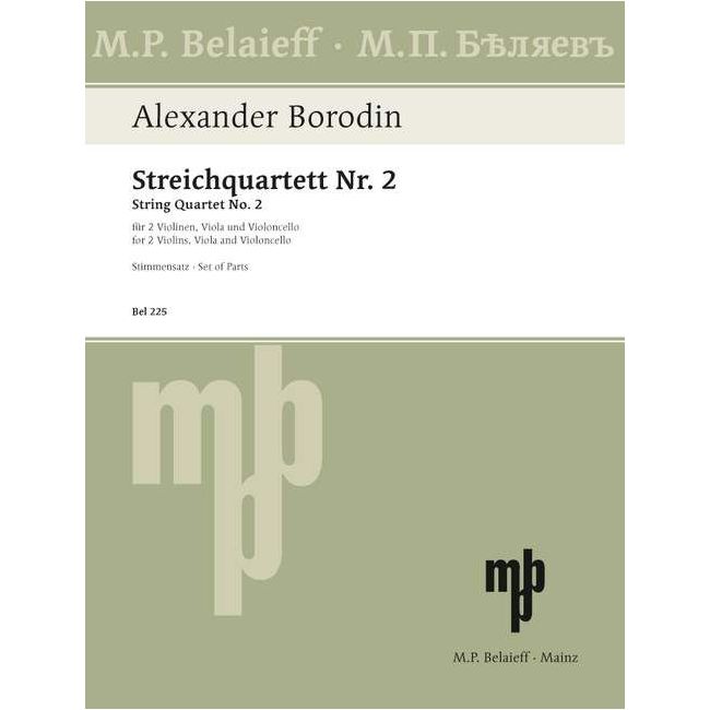 Borodin, Alexander - String Quartet No 2 D major