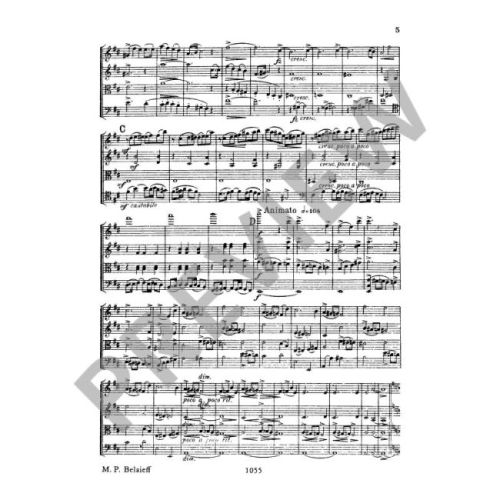 Borodin, Alexander - String Quartet No 2 D major