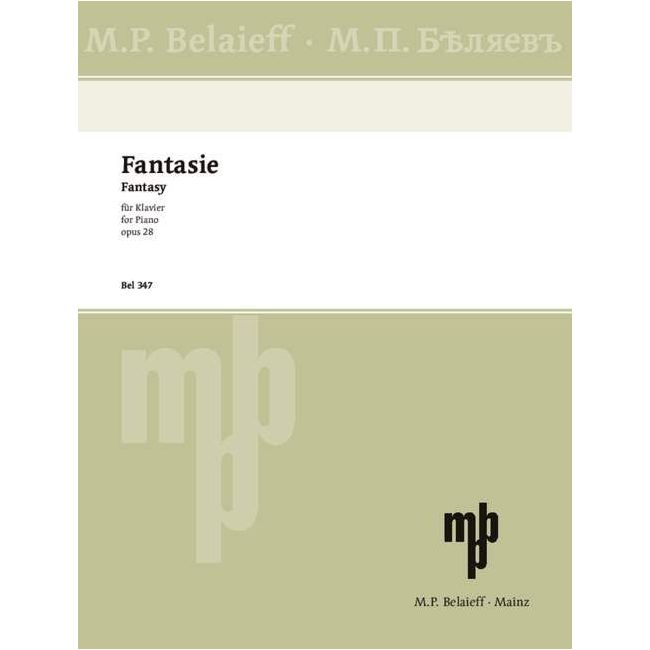 Scriabin, Alexander Nikolayevich - Fantasy B minor op. 28