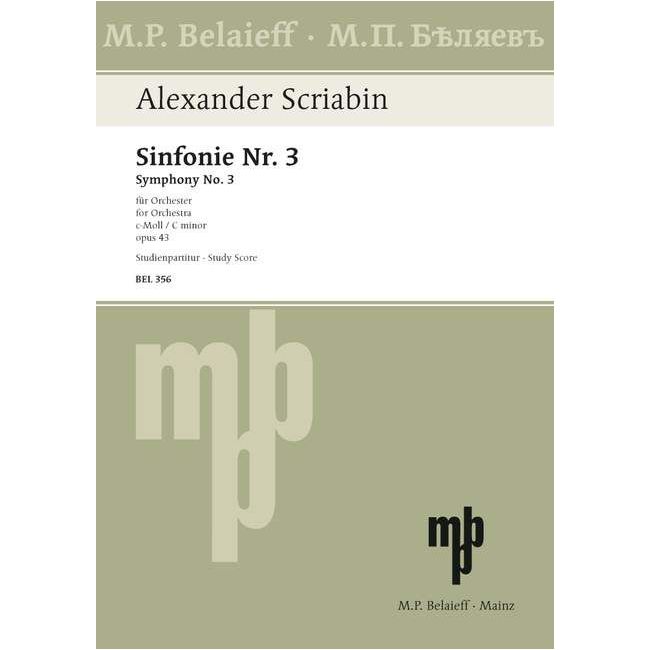 Scriabin, Alexander Nikolayevich - Symphony No 3 C minor op. 43
