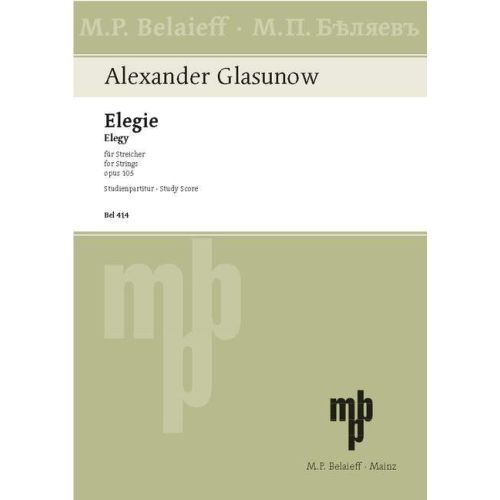 Glazunov, Alexander - Elegy...