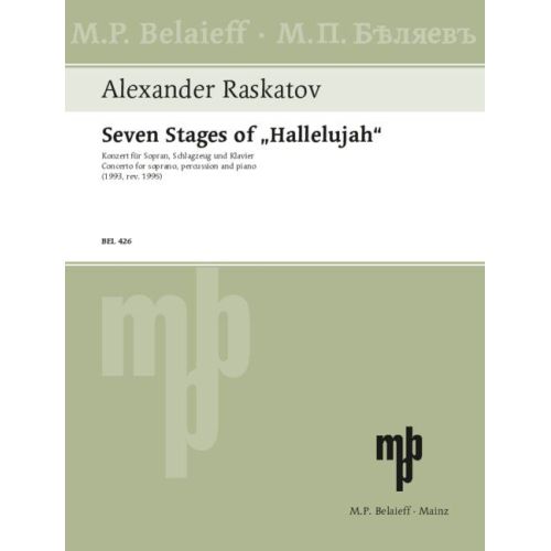 Raskatov, Alexander - Seven Stages of “Hallelujah”