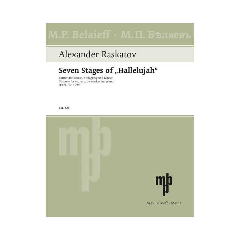Raskatov, Alexander - Seven Stages of “Hallelujah”