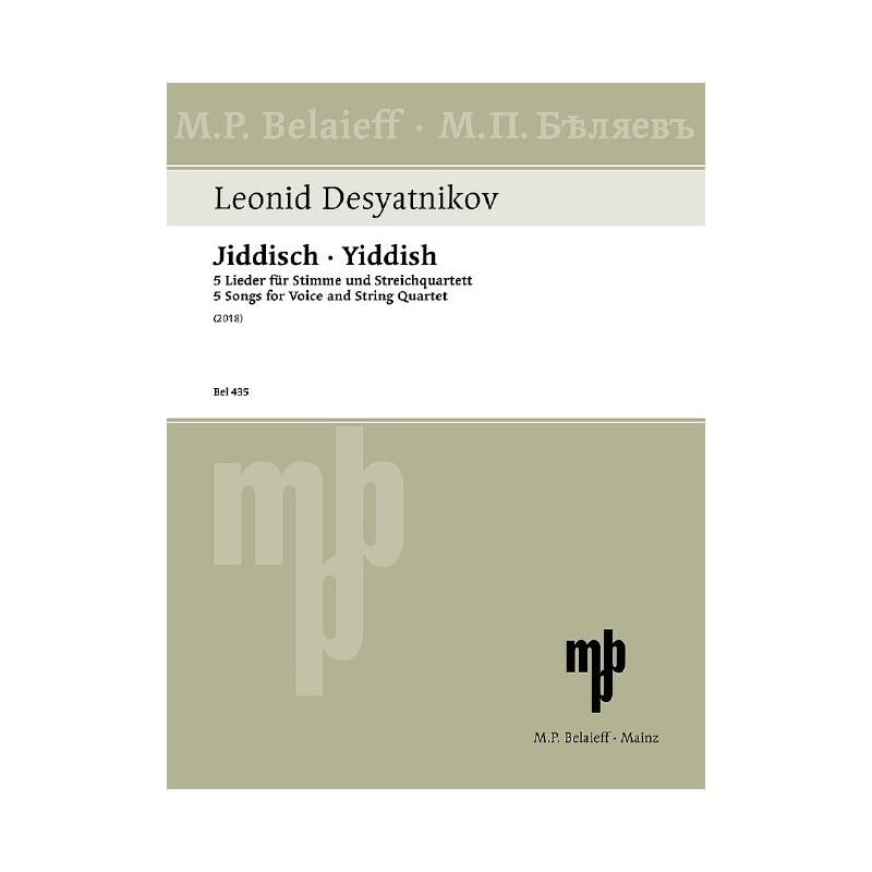 Desyatnikov, Leonid - Yiddish
