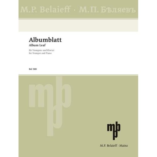 Glazunov, Alexander - Album Leaf