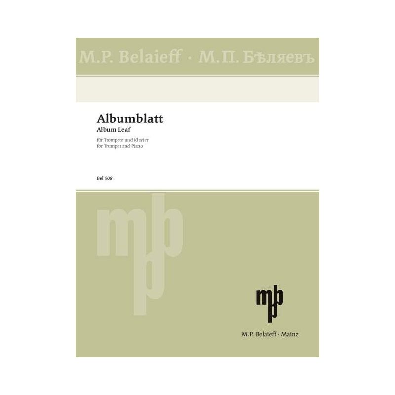 Glazunov, Alexander - Album Leaf
