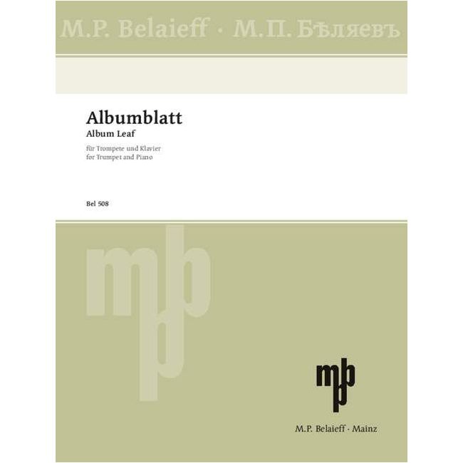 Glazunov, Alexander - Album Leaf