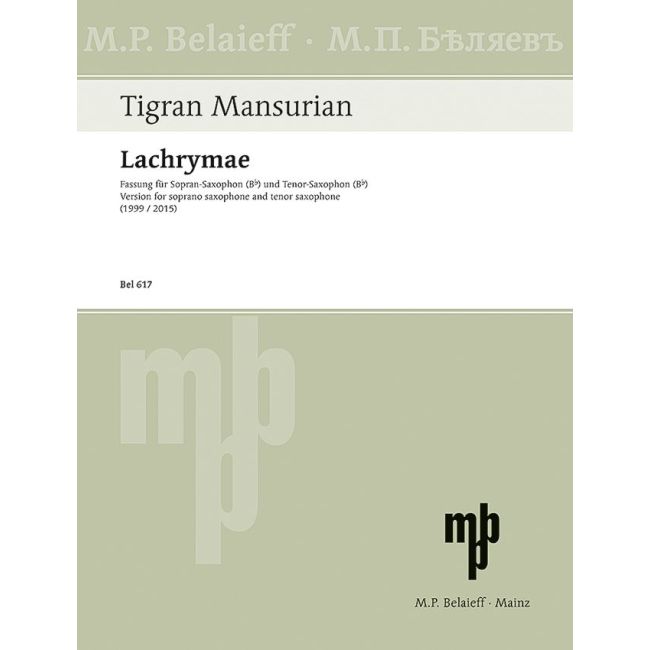 Mansurian, Tigran - Lachrymae