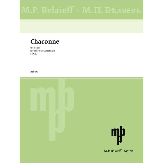 Shoot, Vladislav - Chaconne