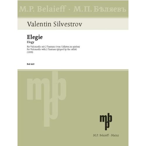 Silvestrov, Valentin - Elegy