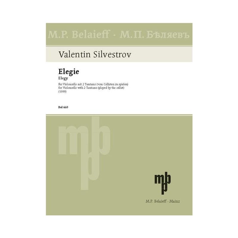 Silvestrov, Valentin - Elegy