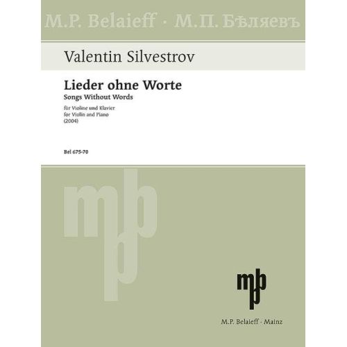 Silvestrov, Valentin - Melodies of the Moments - Cycle VII
