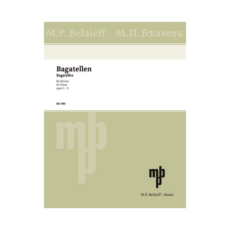 Silvestrov, Valentin - Bagatelles op. 1 - 5