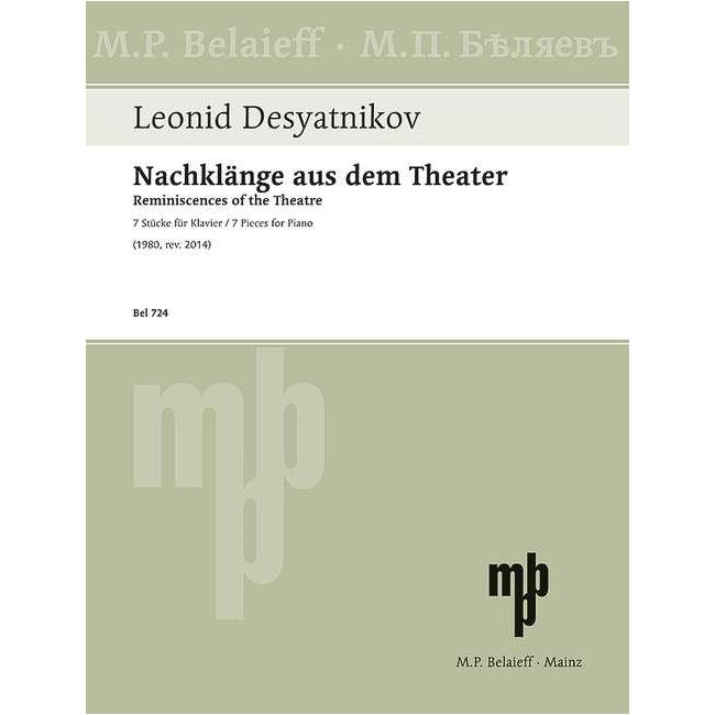 Desyatnikov, Leonid - Reminiscences of the Theatre