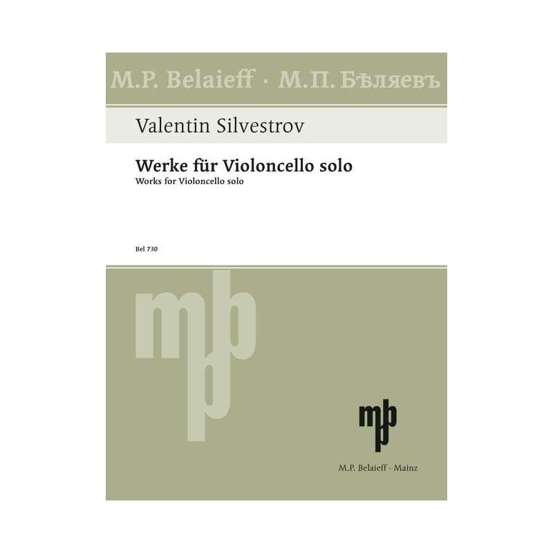 Silvestrov, Valentin - Works for Cello solo