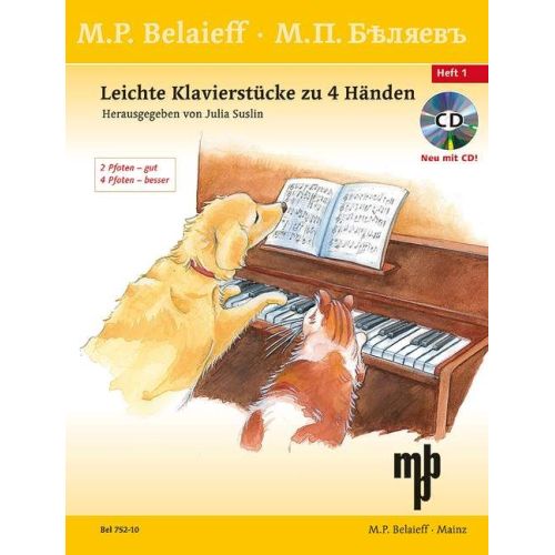Easy Pieces for Piano for 4...