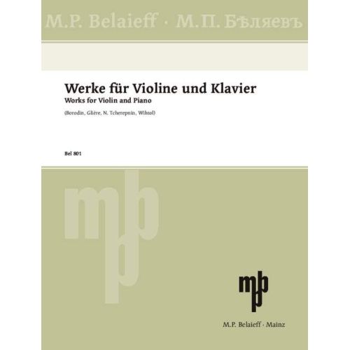 Works for Violin and Piano