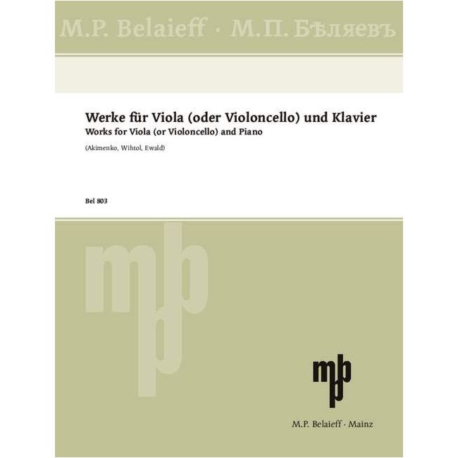 Works for Viola (or Cello) and Piano