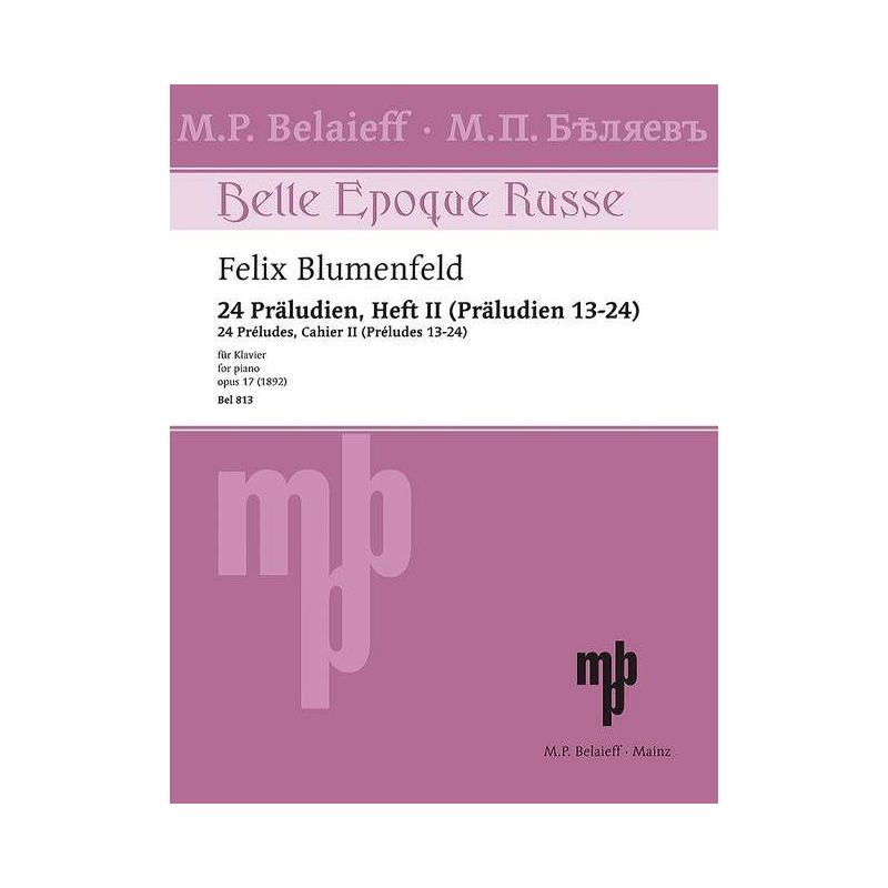 Blumenfeld, Felix - 24 Preludes op. 17 Issue 2
