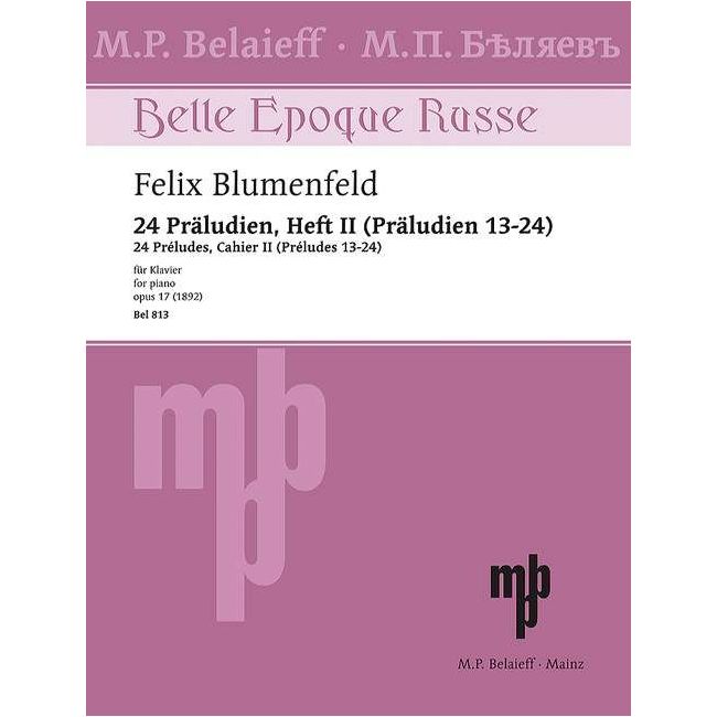 Blumenfeld, Felix - 24 Preludes op. 17 Issue 2