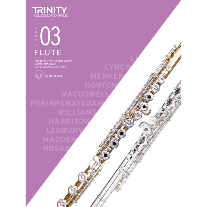 Trinity - Flute from 2023. Grade 3 (score & part)