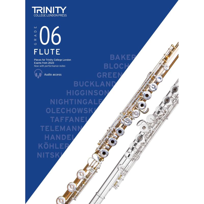 Trinity - Flute from 2023. Grade 6 (score & part)