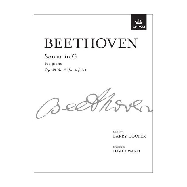 Beethoven, L.v - Sonata in G, Op. 49 No. 2 (Sonate facile)