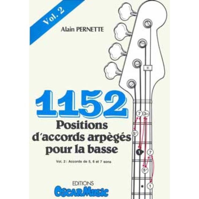 Pernette, Alain - 1152 Positions d'accords arpégés n°2