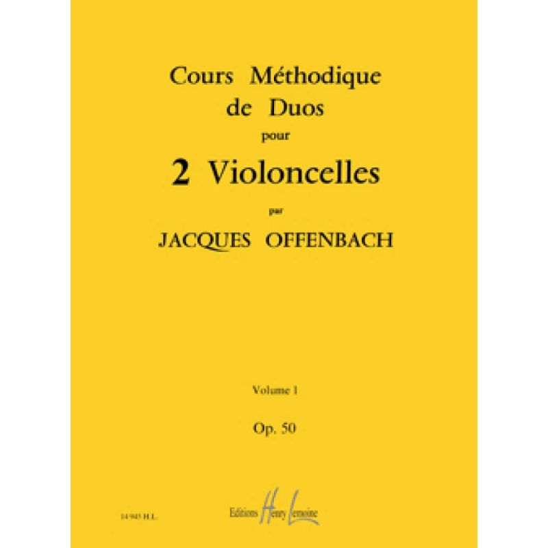 Offenbach, Jacques - Cours méthodique de duos Op.50 Vol.1
