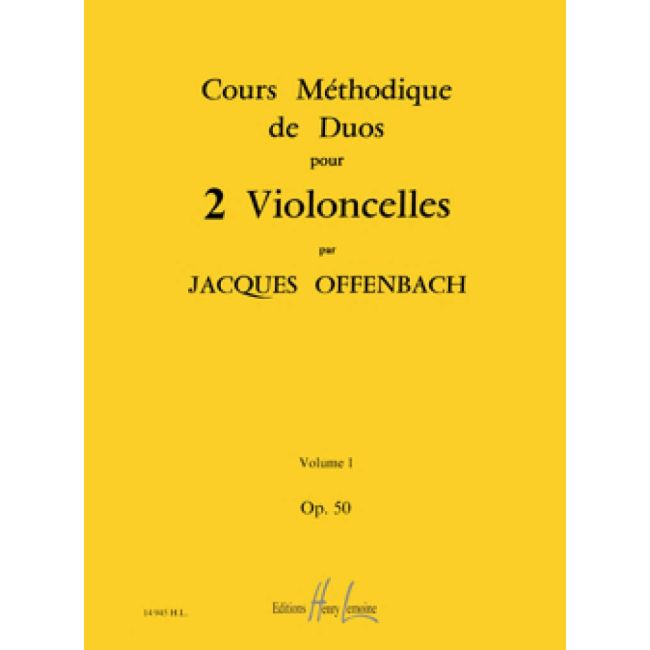 Offenbach, Jacques - Cours méthodique de duos Op.50 Vol.1