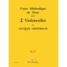 Offenbach, Jacques - Cours méthodique de duos pour 2 violoncelles Op.52
