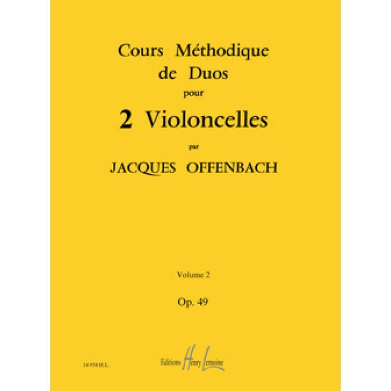 Offenbach, Jacques - Cours méthodique de duos Op.49 Vol.2