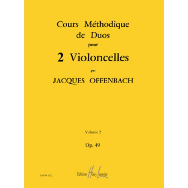 Offenbach, Jacques - Cours méthodique de duos Op.49 Vol.2