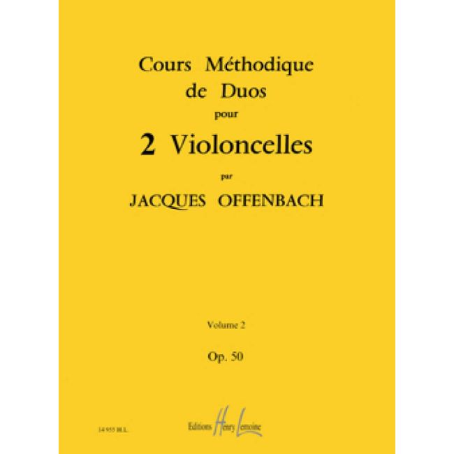 Offenbach, Jacques - Cours méthodique de duos Op.50 Vol.2