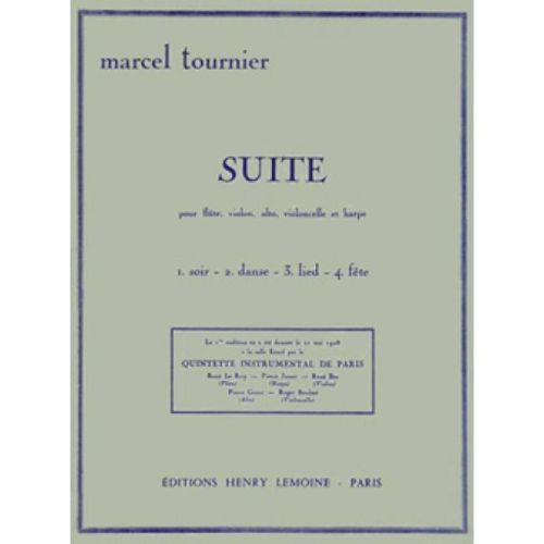 Tournier, Marcel - Suite Op.34