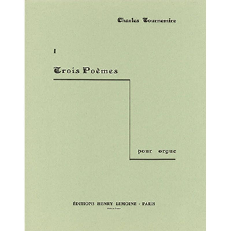 Tournemire, Charles - Poèmes (3) n°1