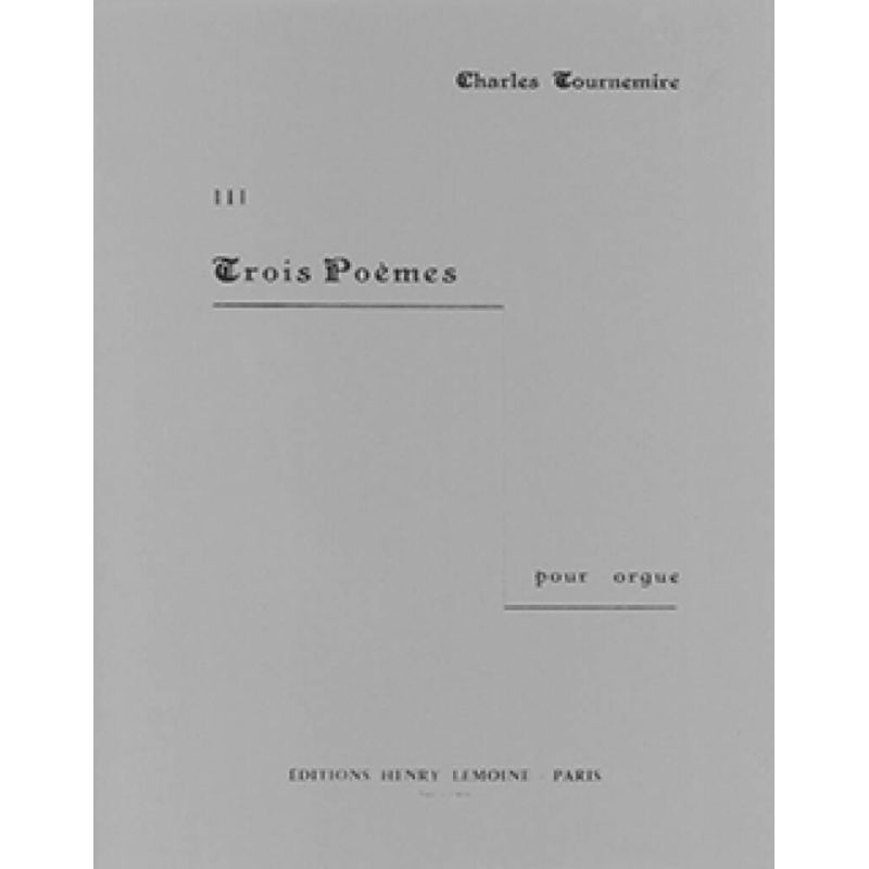 Tournemire, Charles - Poèmes (3) n°3