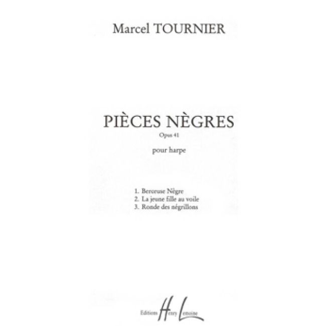 Tournier, Marcel - Pièces nègres (3) Op.41