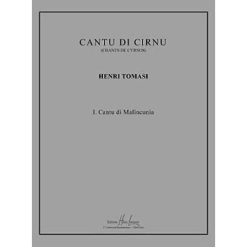 Tomasi, Henri - Cantu di...