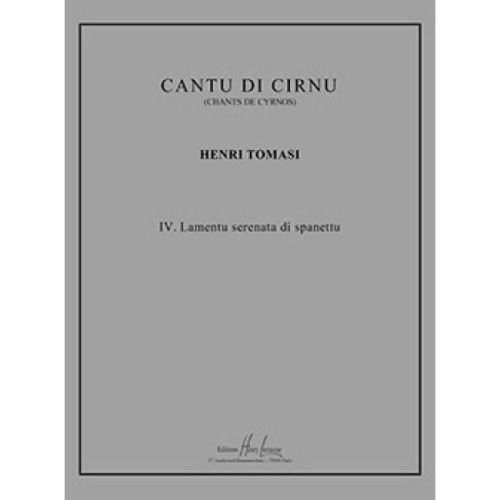 Tomasi, Henri - Lamentu...