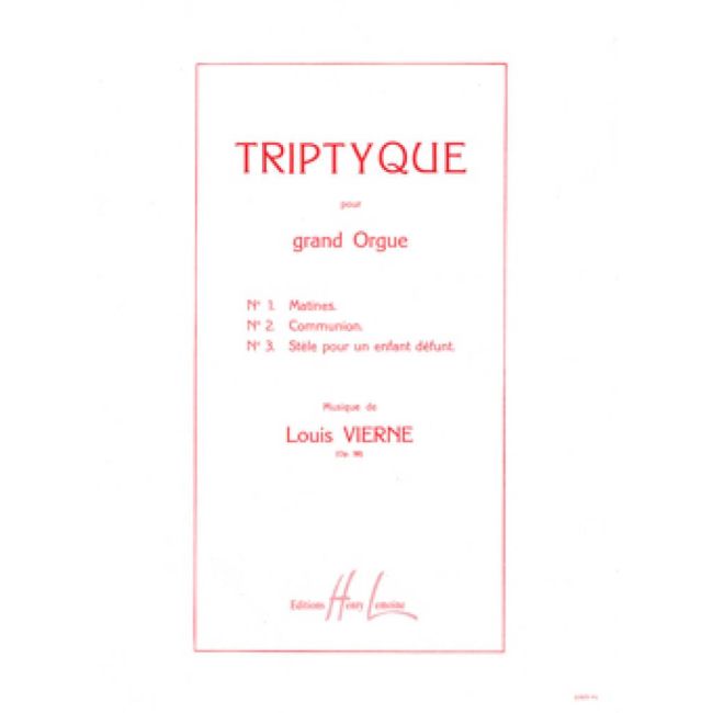 Vierne, Louis - Triptyque Op.58