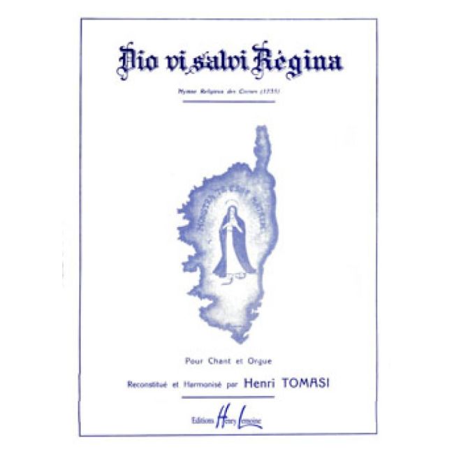 Tomasi, Henri - Dio vi Salve Regina - Hymne religieux corse