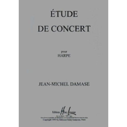 Damase, Jean-Michel - Etude...