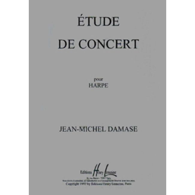 Damase, Jean-Michel - Etude de concert Op.14