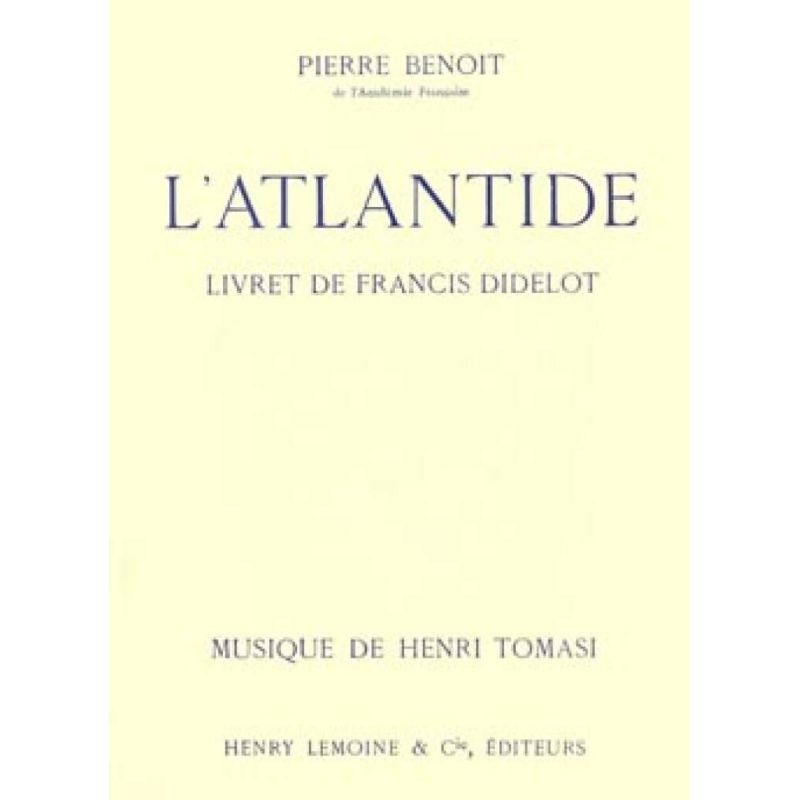 Tomasi, Henri - L'Atlantide