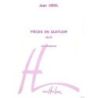 Absil, Jean - Pièces en quatuor Op.35