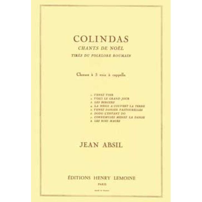 Absil, Jean - Colindas