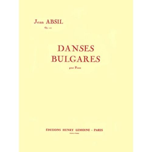 Absil, Jean - Danses bulgares